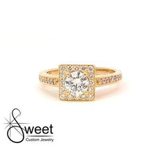 Load image into Gallery viewer, Yellow gold Diamond ring