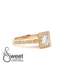 Load image into Gallery viewer, Yellow gold Diamond ring