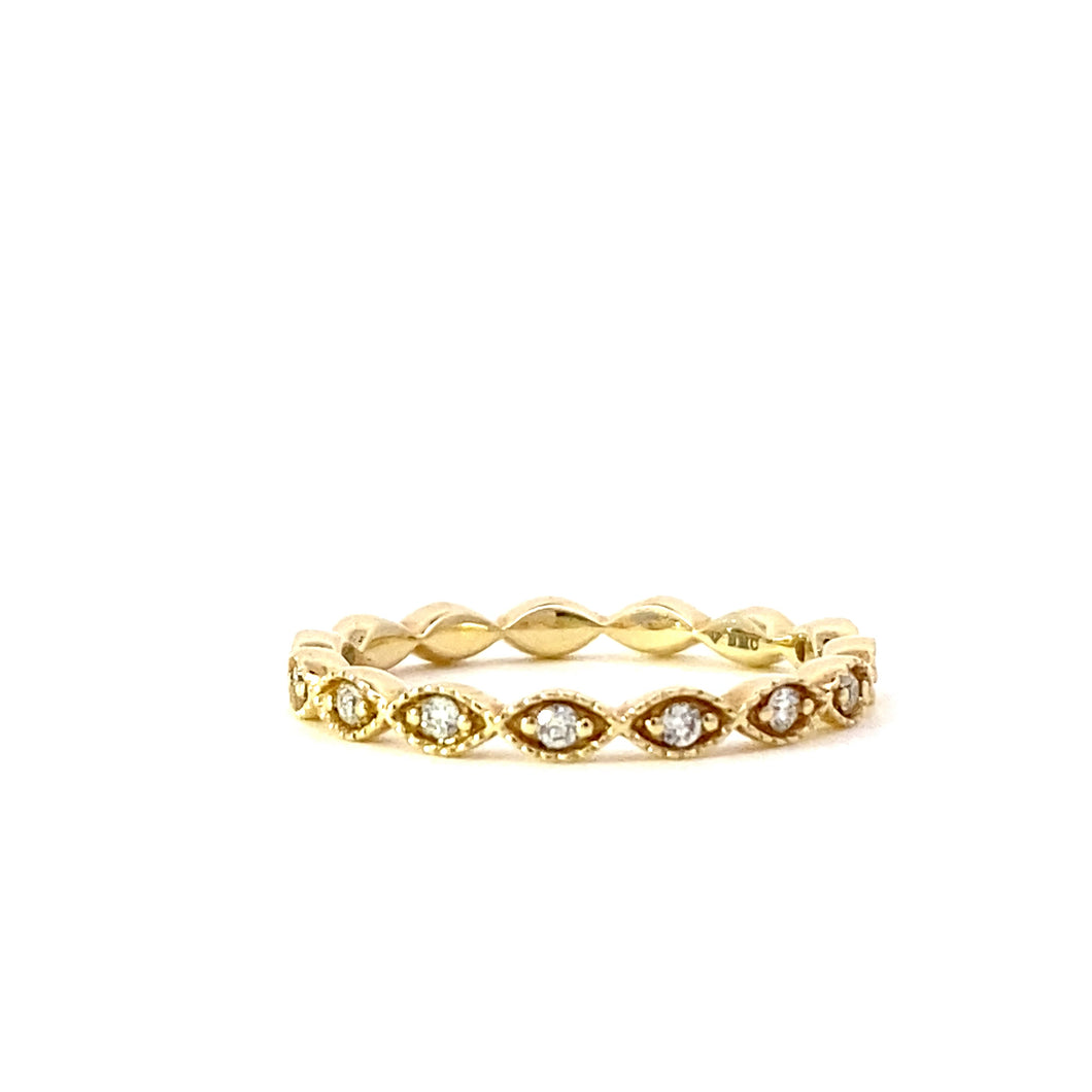 YELLOW GOLD STACKABLE RING