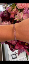 Load image into Gallery viewer, Barbie pink crystal bracelet