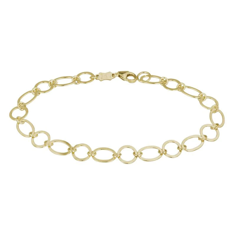 14kt yellow gold link bracelet