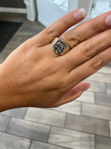 Gruff Spartan Signet Ring