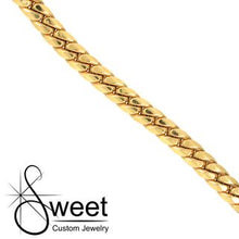 Load image into Gallery viewer, Yellow gold Curb Bracelet