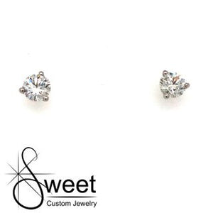 Lab Created Diamond Studs .75cttw