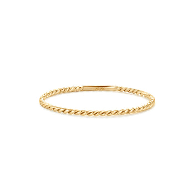 14kt Rose gold Twist Band