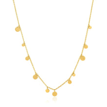 Load image into Gallery viewer, Gold Geometry Mixed Disc Necklace