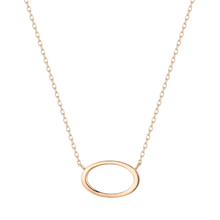 Load image into Gallery viewer, Yellow Gold Oval Necklace