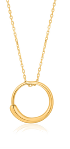 Gold Luxe Circle Necklace