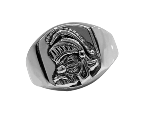 Gruff Spartan Signet Ring