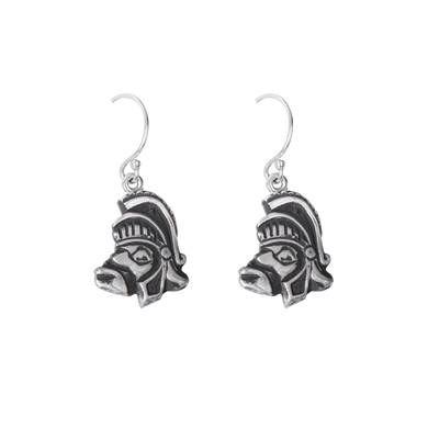 Michigan State Mini Gruff Dangle Earrings