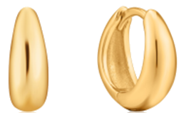 Gold Luxe Huggie Hoop Earrings