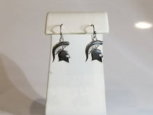 Load image into Gallery viewer, Michigan State Spartan Jewelry Dangle Earring Mini Size 1/2&quot; tall