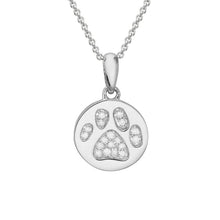 Load image into Gallery viewer, 14KT  GOLD PAW PRINT PENDANT